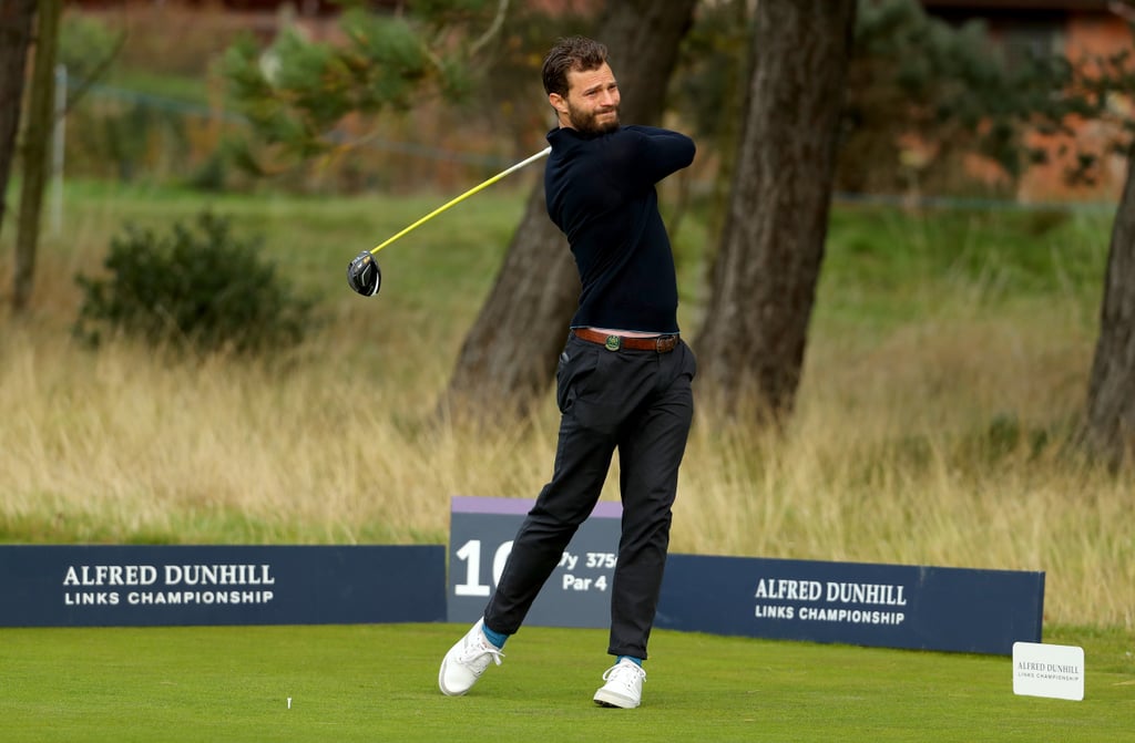 Jamie Dornan Golfing in Scotland October 2016