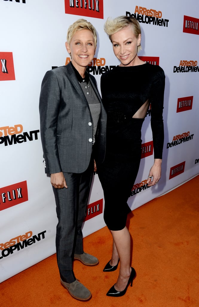 Cute Portia de Rossi and Ellen DeGeneres Pictures