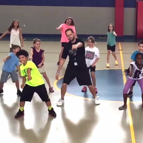 Gym Teacher Creates "Whip/Nae Nae" Routine For Kids