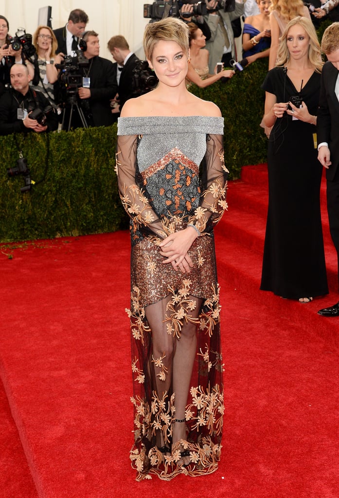 Shailene Woodley at the Met Gala 2014