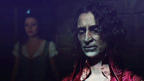 He eventually apologizes, but it's too late, and Belle leaves the castle.