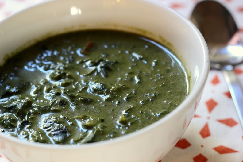 Flat-Belly Creamy Spinach Chard Soup
