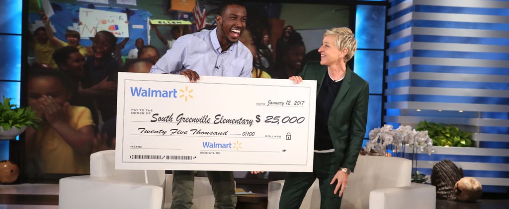 Ellen DeGeneres Surprises Inspiring Teacher Michael Bonner