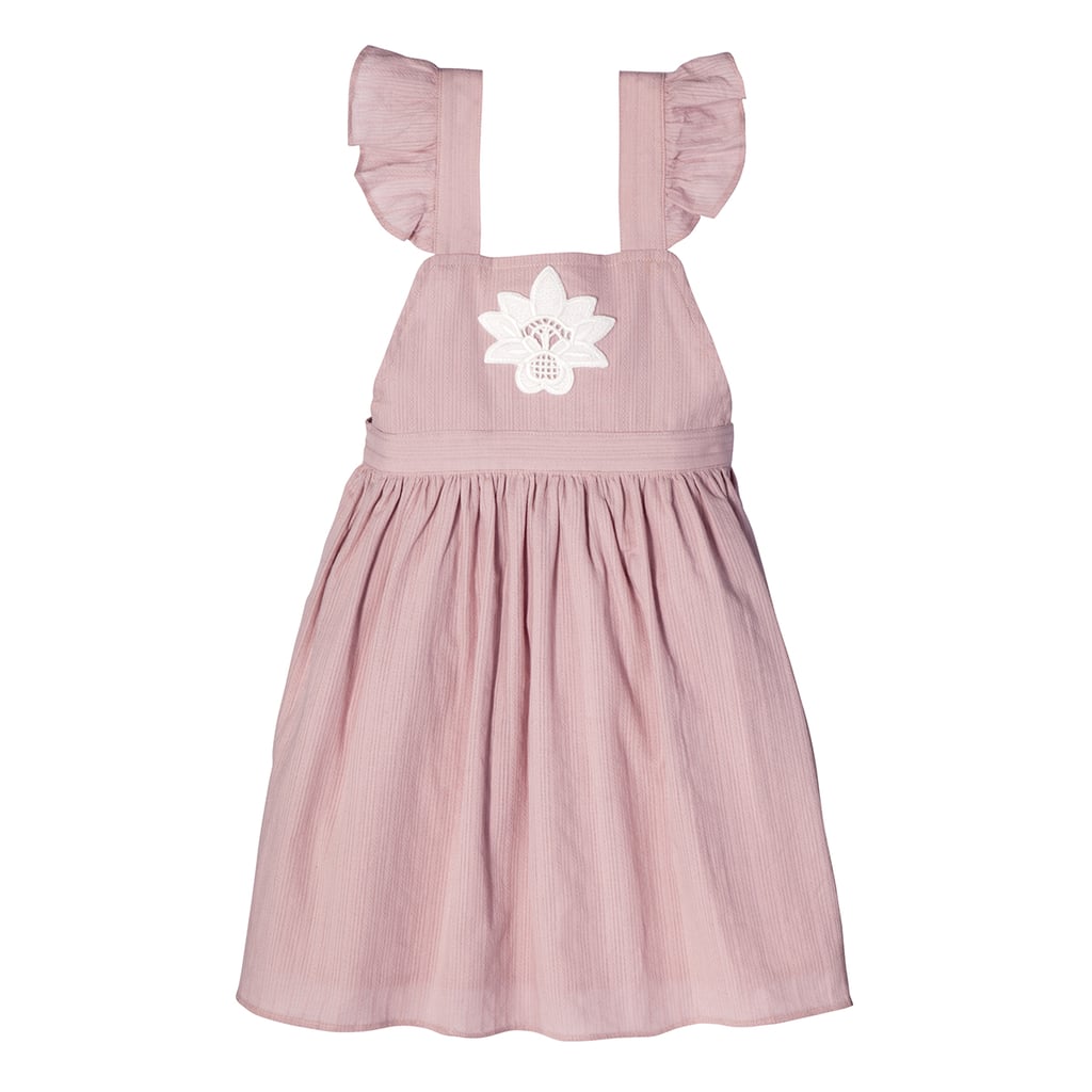 Toddler Girls' Blush Ruffle Strap Flower Appliqué Dress ($20)