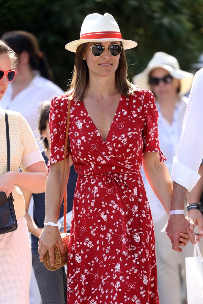 Pippa Middleton Red Ralph Lauren Dress