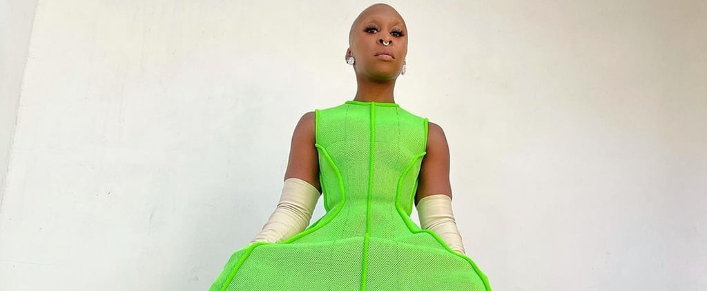 Cynthia Erivo's Green Valentino Dress at the Golden Globes