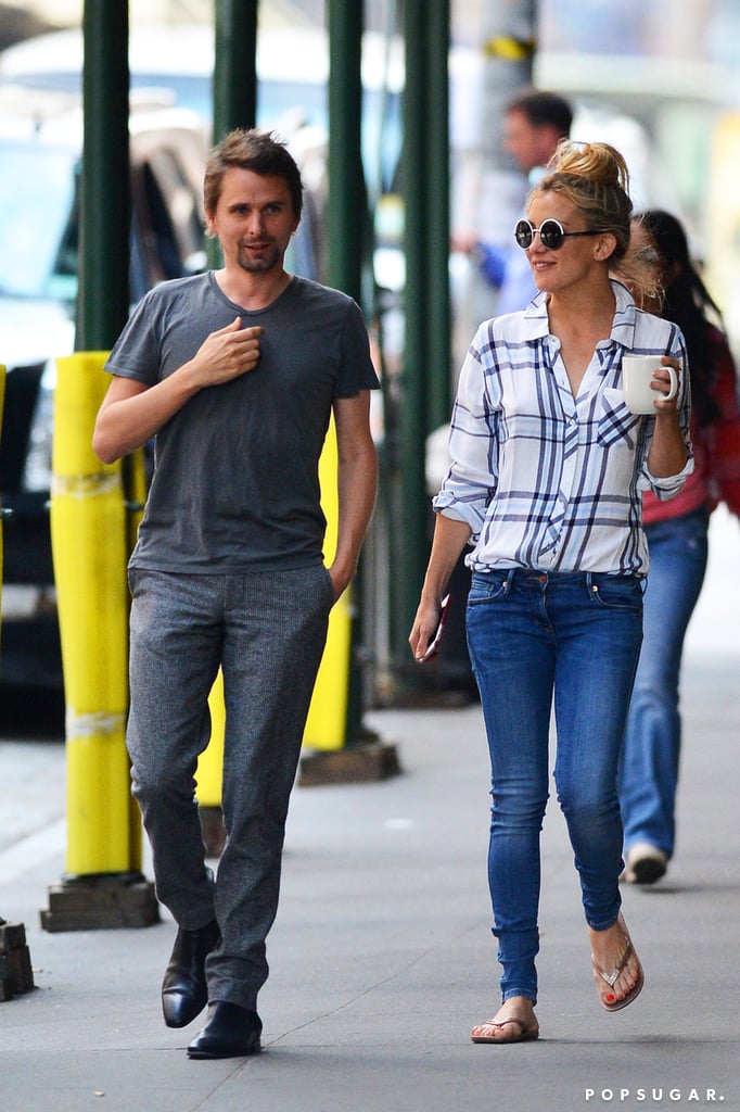 Kate Hudson and Matthew Bellamy Getting Coffee in NYC