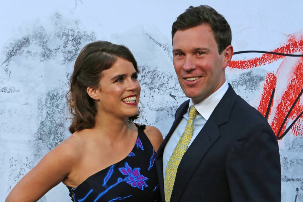 Princess Eugenie Wearing a Dress Over Pants