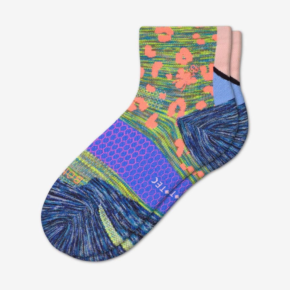 Bombas Women’s Performance Running Quarter Socks Cute Fitness Socks