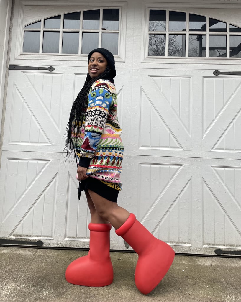 Ciara's fans beg her to take off viral MSCHF Big Red Boots