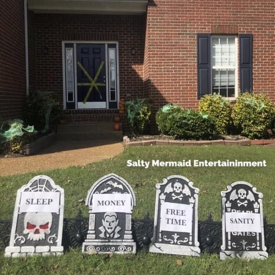 Mom's Parenting Tombstone Halloween Decorations