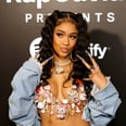 Saweetie's Delicate Bra Top Is Held Together By Sparkly Pink Charms