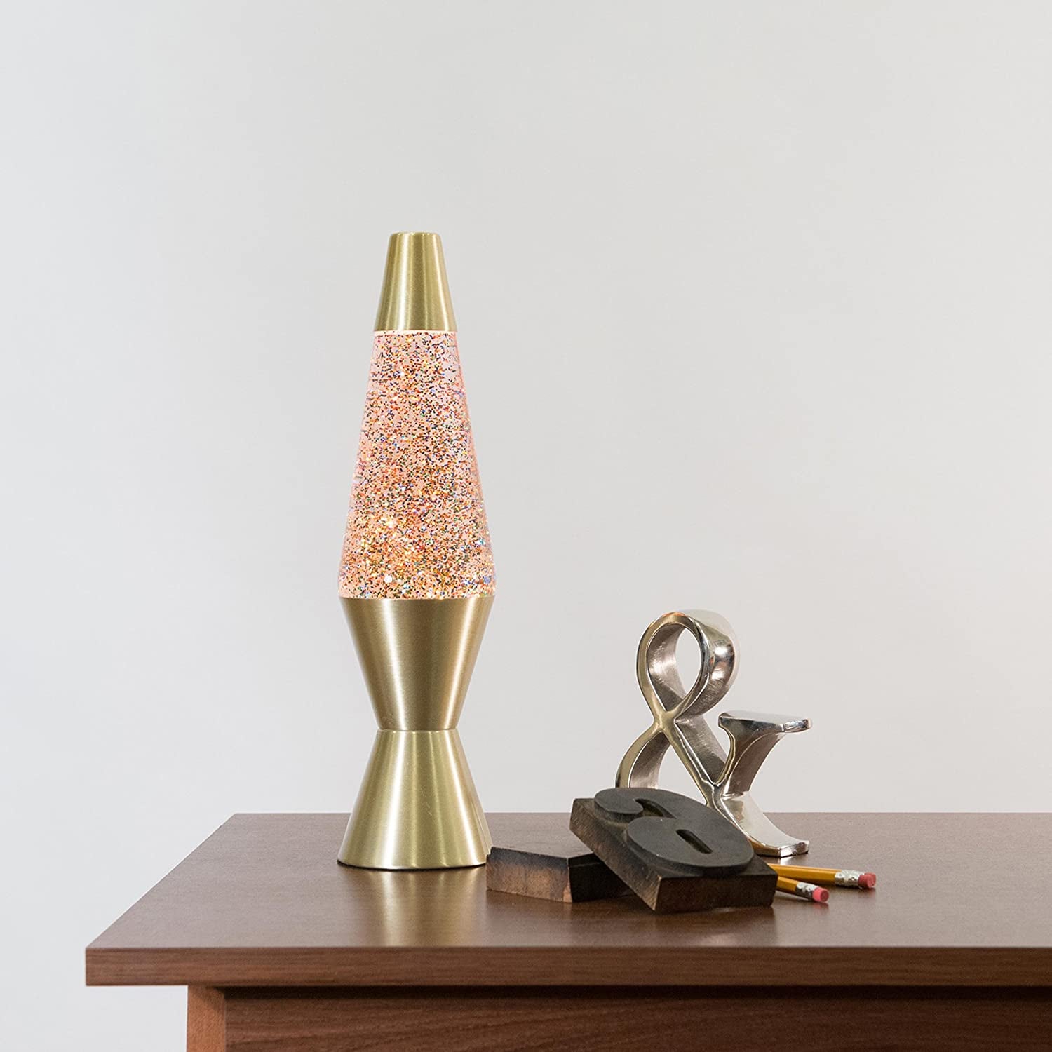 Glitter lamp hot sale b&m