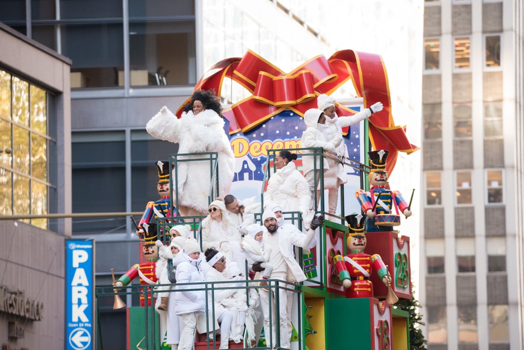 Diana Ross and Family at the Macy's Thanksgiving Parade 2018