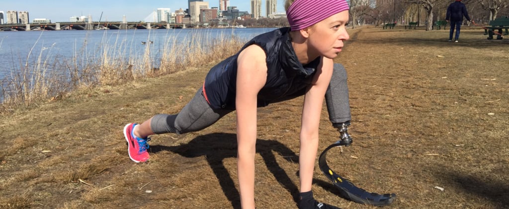 Adrianne Haslet-Davis Runs Boston Marathon
