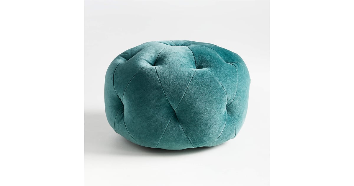Crate and barrel pouf best sale ottoman