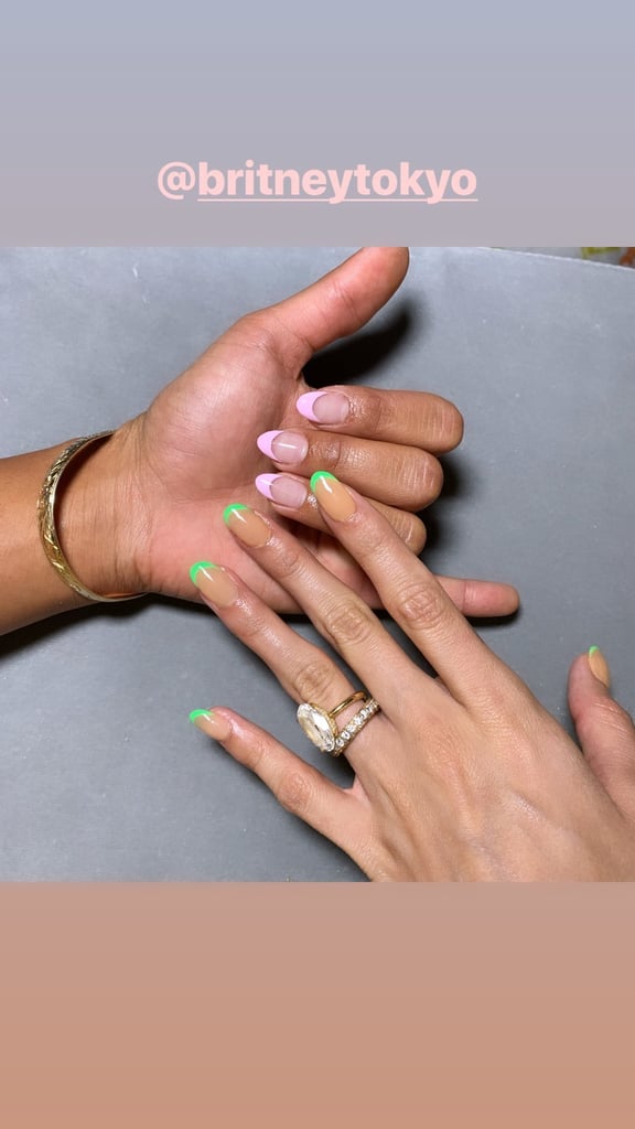 Hailey Bieber's French Manicure