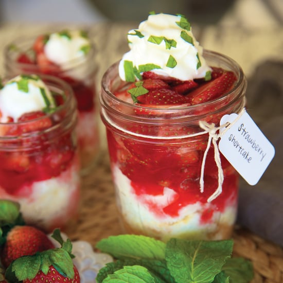 Easy Strawberry Shortcake in a Mason Jar