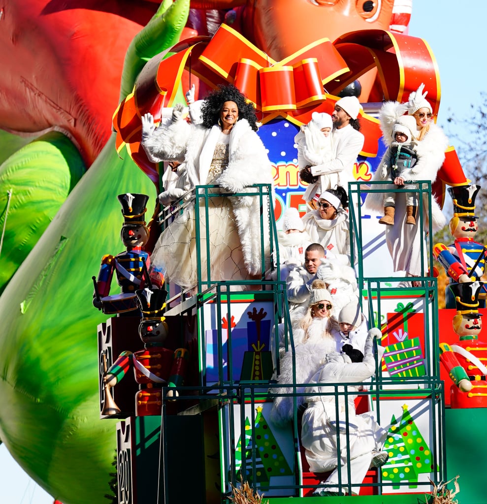 Diana Ross and Family at the Macy's Thanksgiving Parade 2018