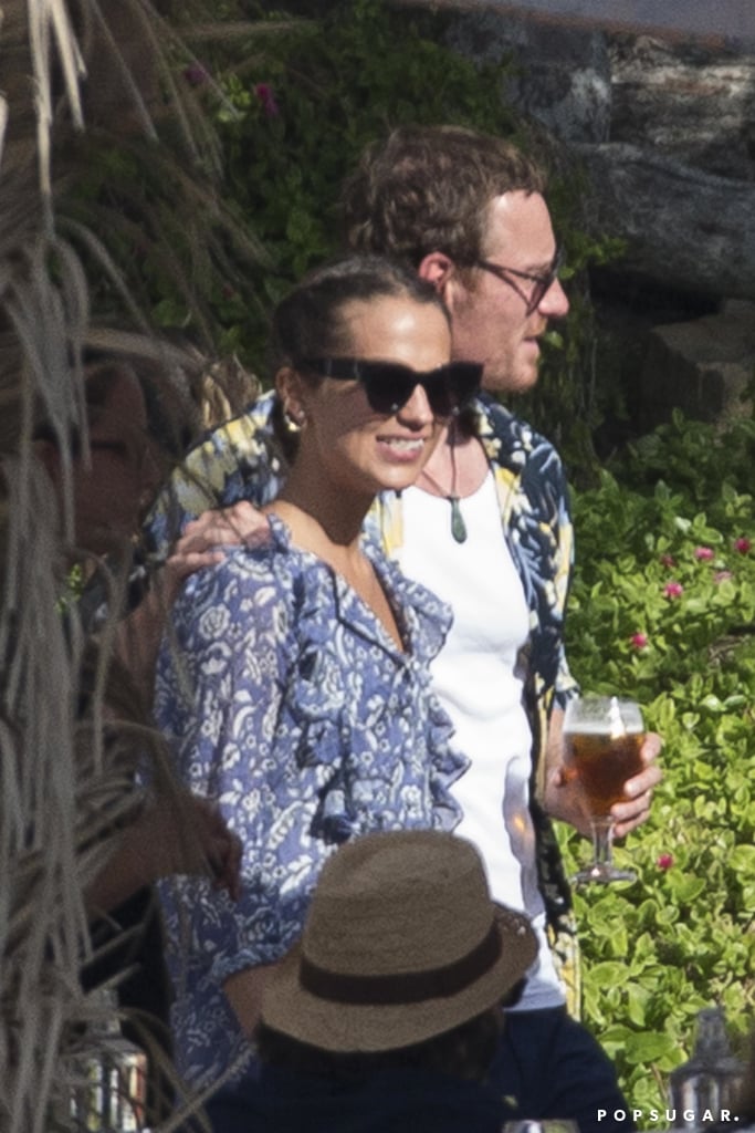 Michael Fassbender and Alicia Vikander in Spain October 2017