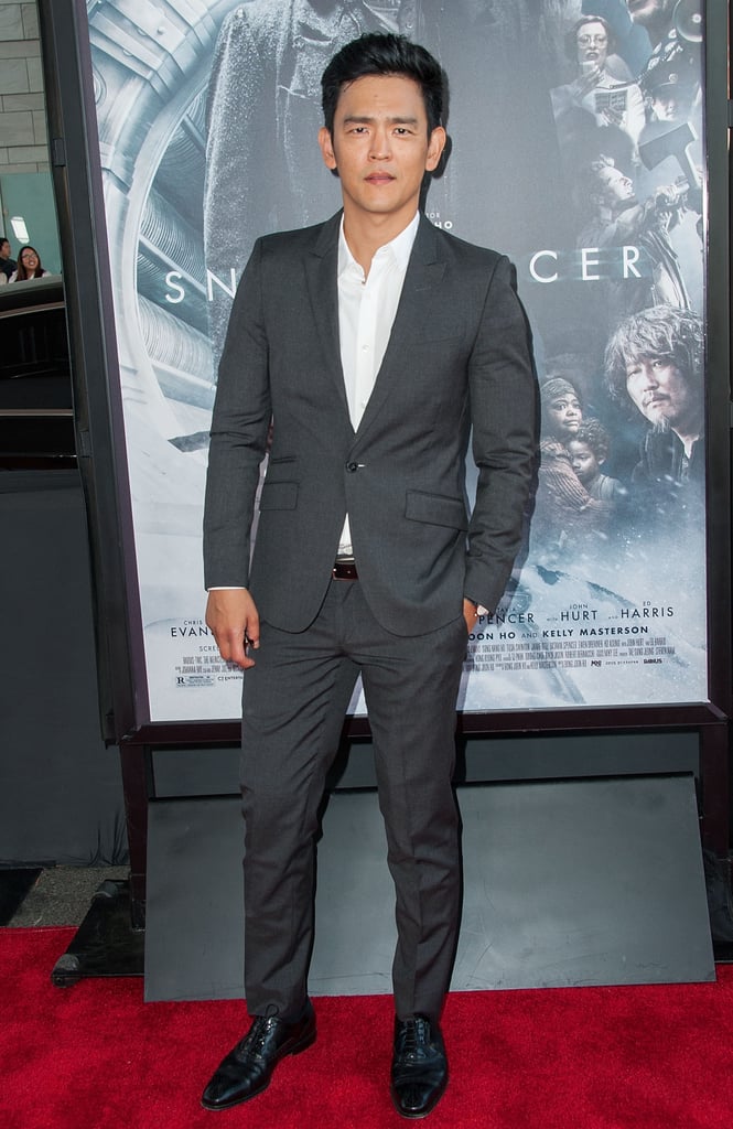 John Cho suited up for the Snowpiercer premiere.