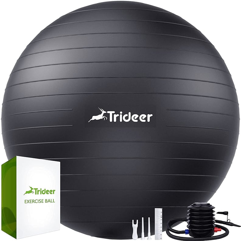 最适合厚度和耐久性:Trideer额外厚球瑜伽和锻炼