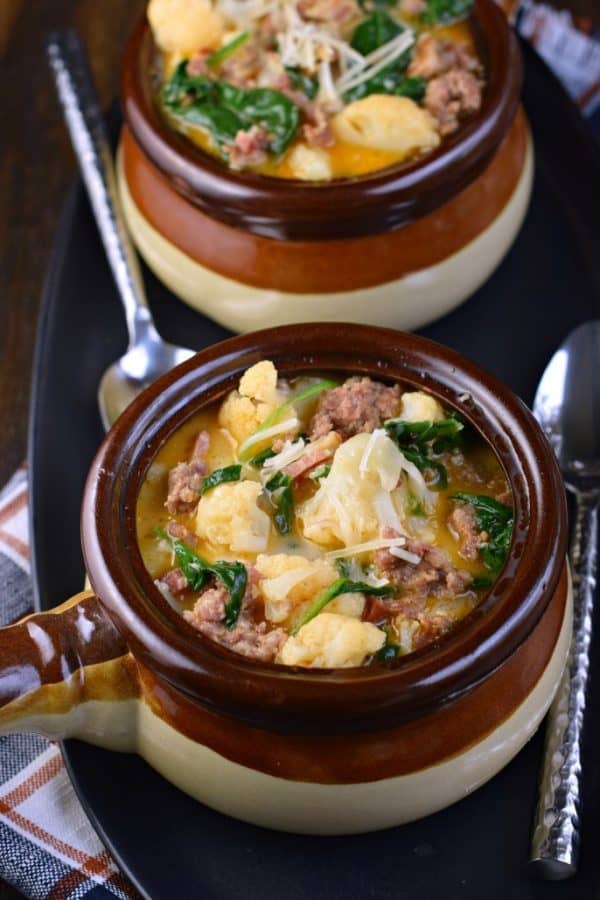 Keto Zuppa Toscana Soup