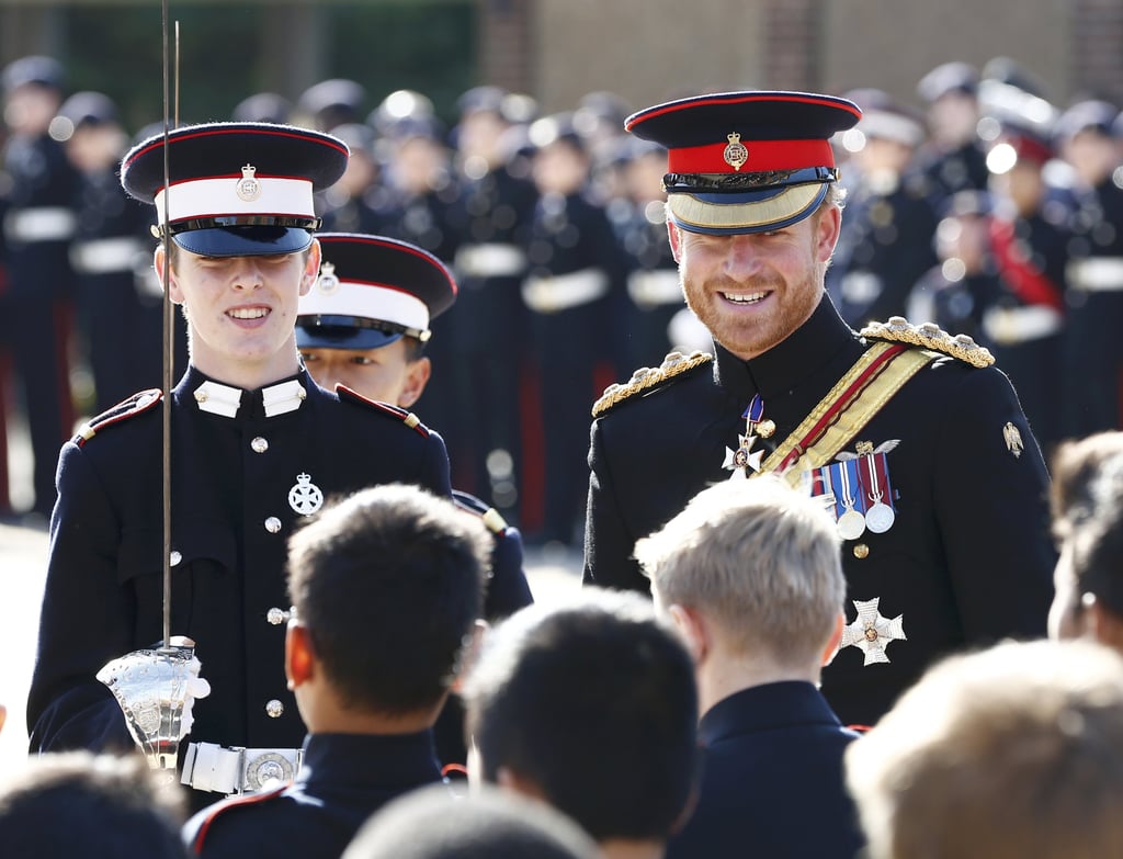 Prince Harry Royal Military School Pictures September 2015 POPSUGAR