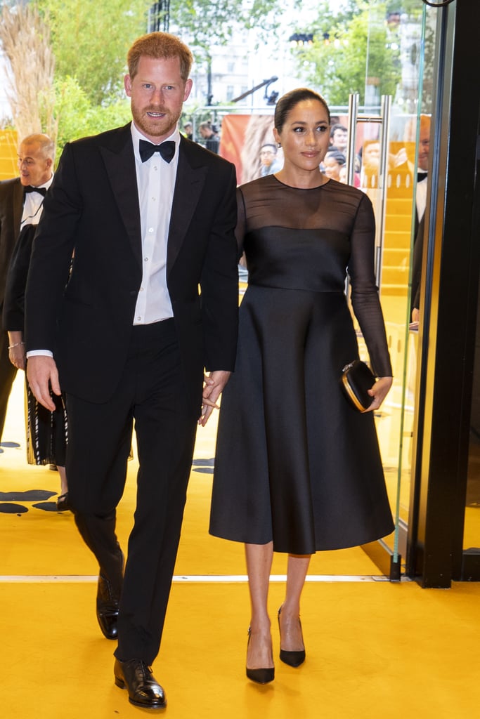 Meghan Markle Prince Harry Lion King Premiere Pictures 2019