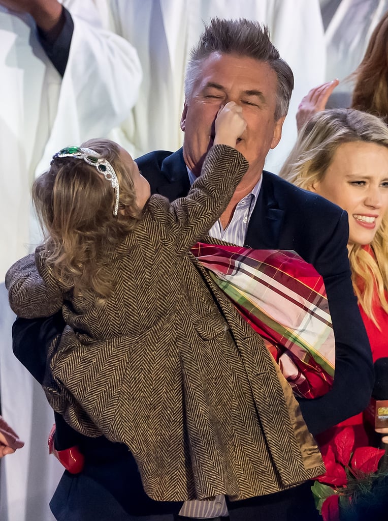 Alec Baldwin's Daughter at NYC Christmas Tree Lighting 2016