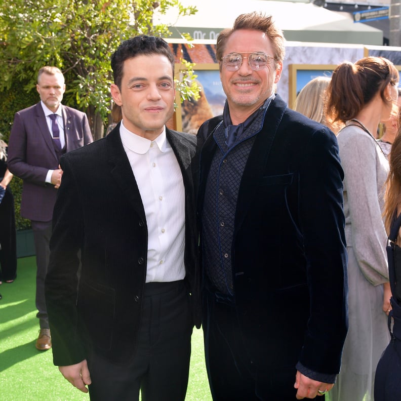 Rami Malek and Robert Downey Jr. at the Dolittle Premiere in LA