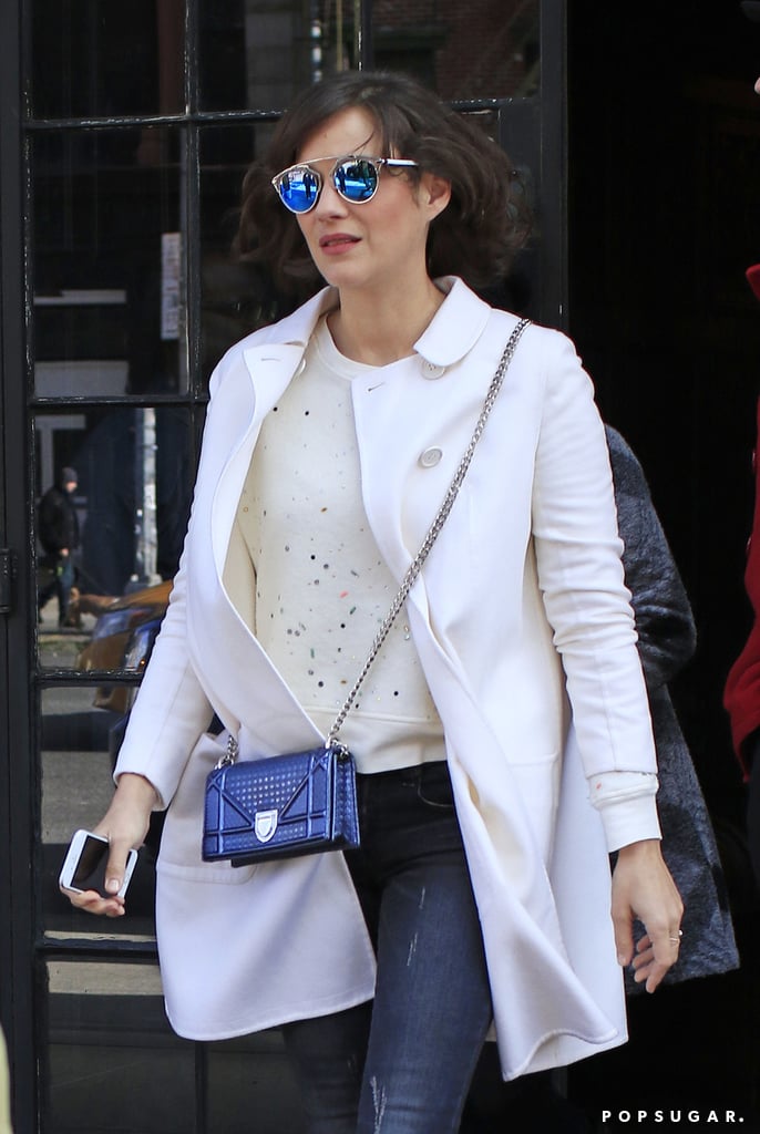 Marion Cotillard ventured out in NYC on Monday.