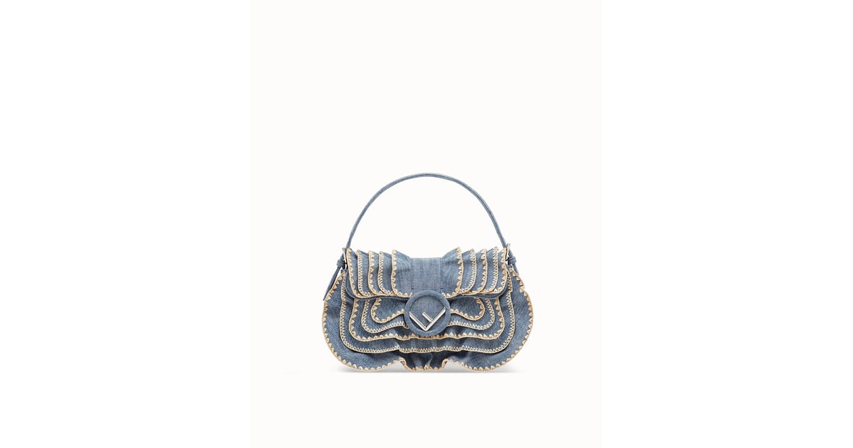 Fendi Baguette Blue Denim Bag | Gifts If You&#39;re Carrie From Sex and the City | POPSUGAR Fashion ...