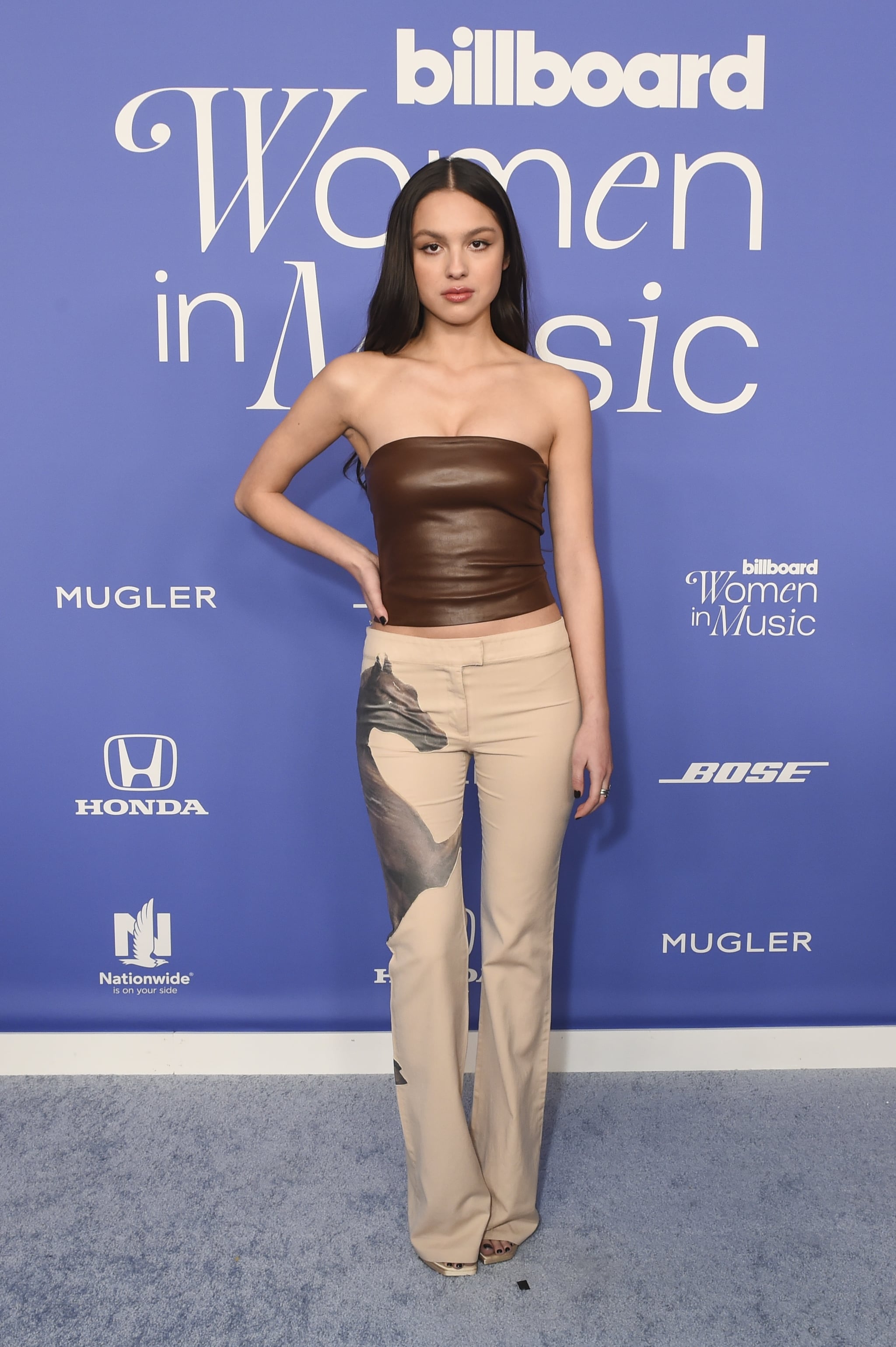 Olivia Rodrigo at Billboard Women In Music held at YouTube Theatre on March 1, 2023 in Los Angeles, California. (Photo by Gilbert Flores/Billboard via Getty Images)