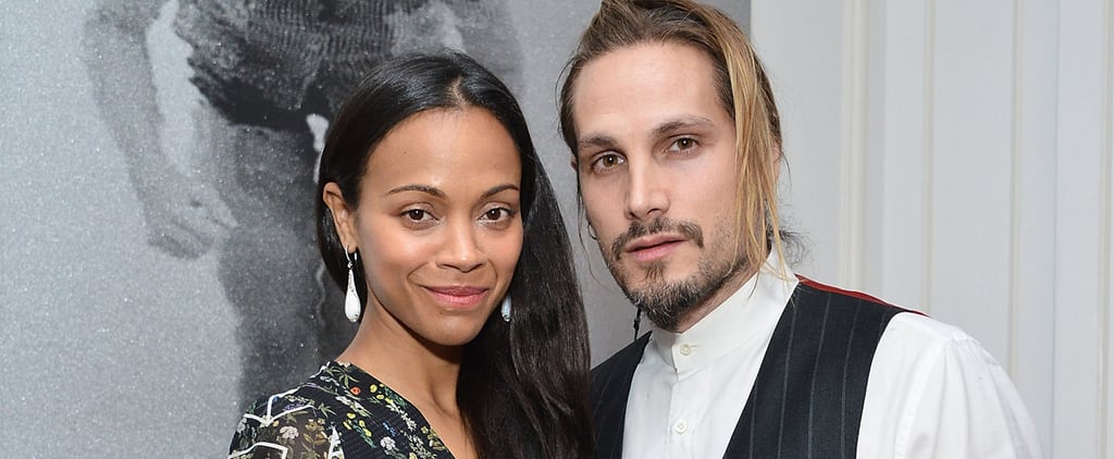 Zoe Saldana and Marco Perego at an Art Event in Los Angeles