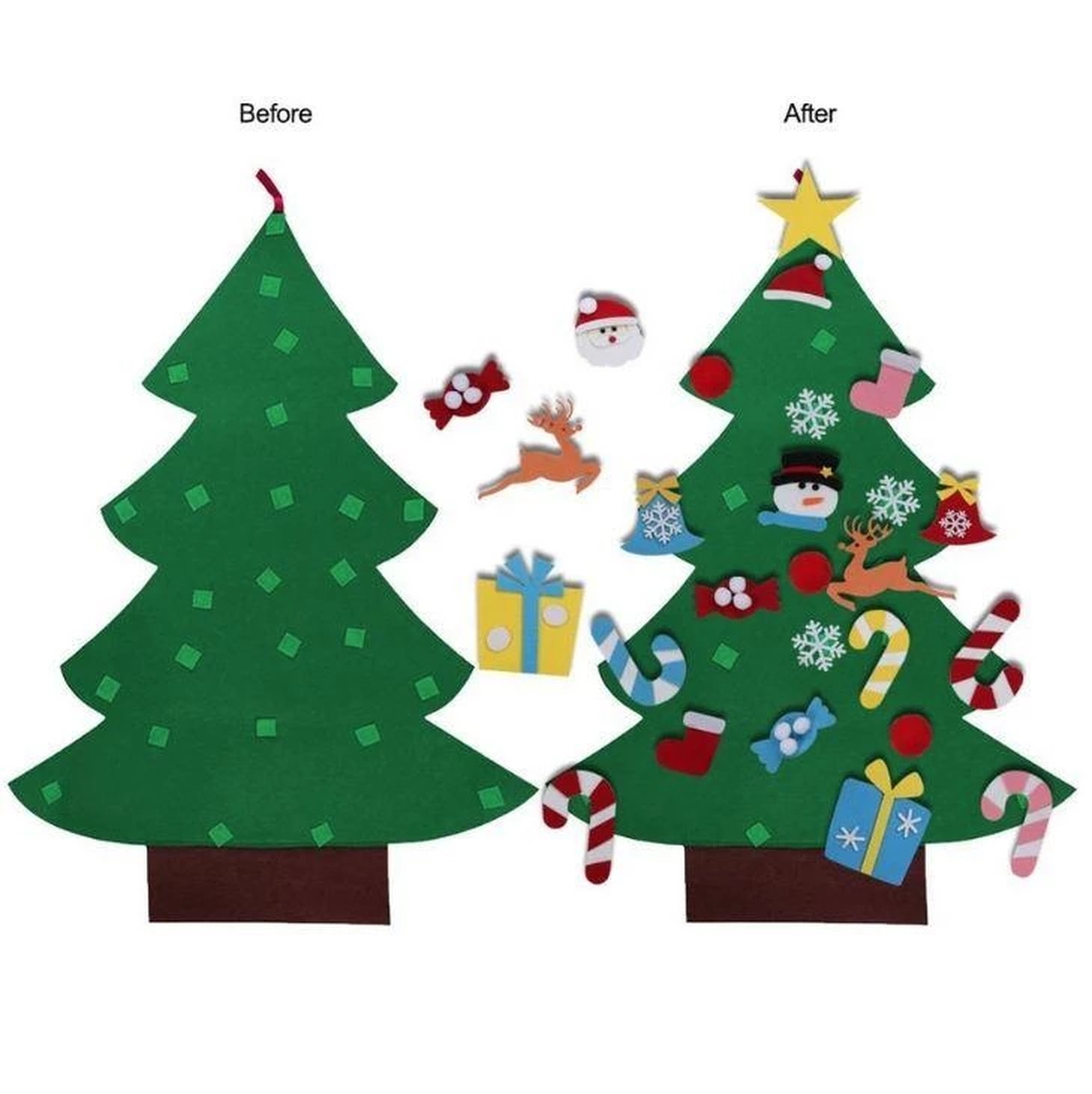 Felt Christmas Trees For Kids That Are Easy to Make POPSUGAR Family