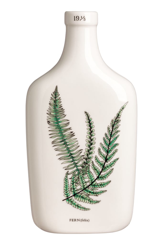 H M Tall Vase With A Motif 24 99 Home Decor Green Colour