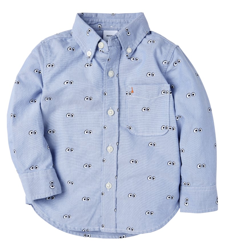 Jack Spade Googly Eye Long-Sleeved Shirt