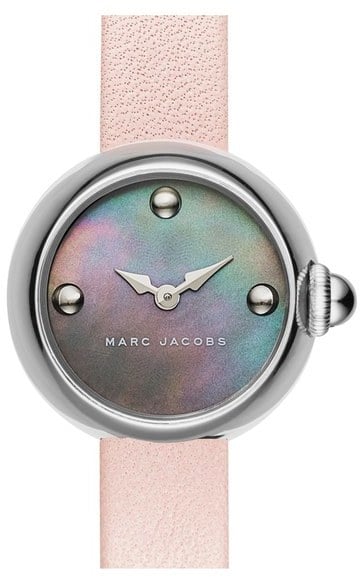 Marc Jacobs 'Courtney' Leather Strap Watch, 28mm ($200)