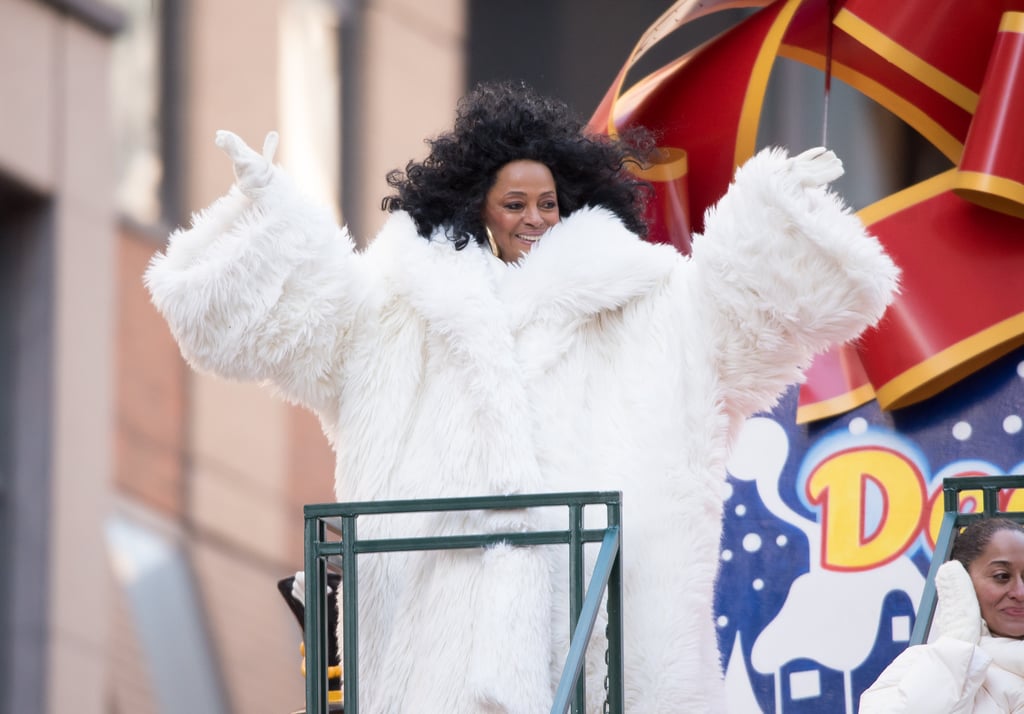 Diana Ross and Family at the Macy's Thanksgiving Parade 2018
