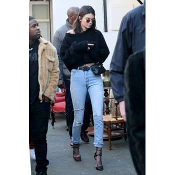 Kendall Jenner Wears a Louis Vuitton Monogrammed Fanny Pack