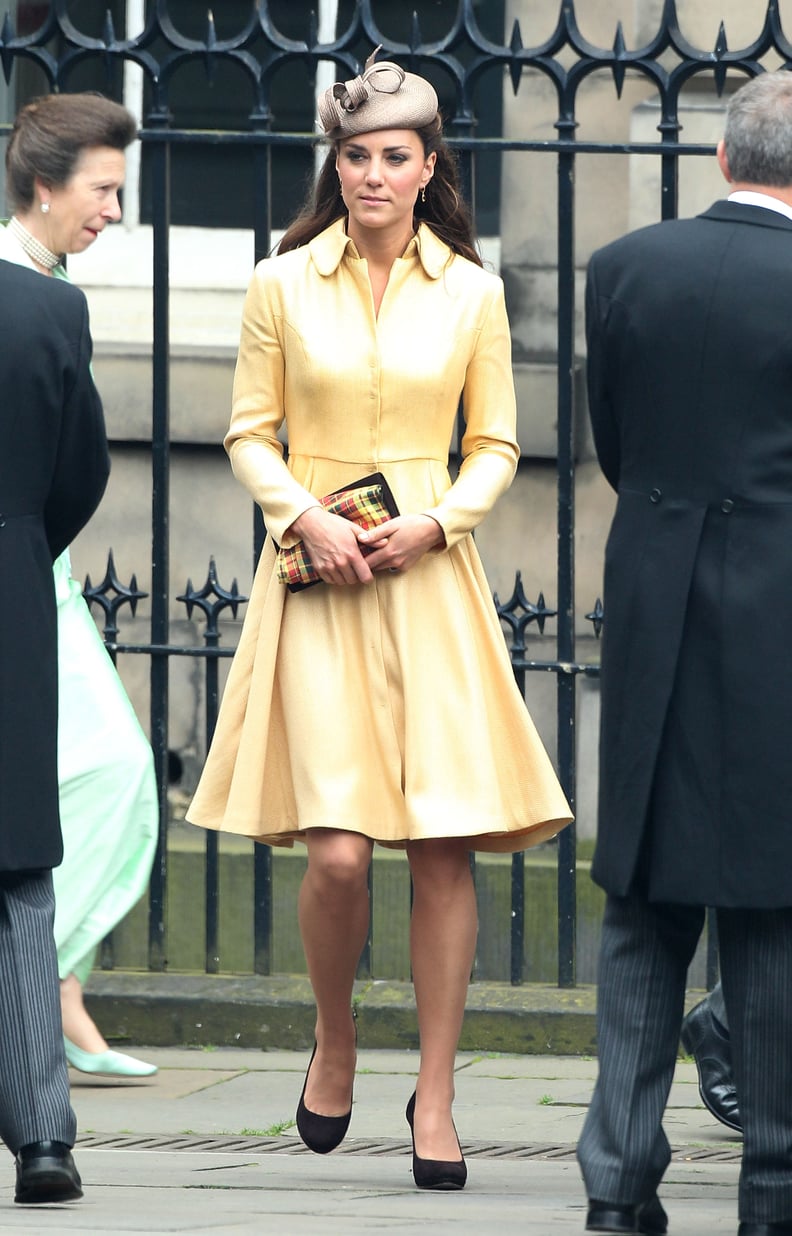 Kate Wearing Her Emilia Wickstead Coat in 2012 at the Thistle Ceremony