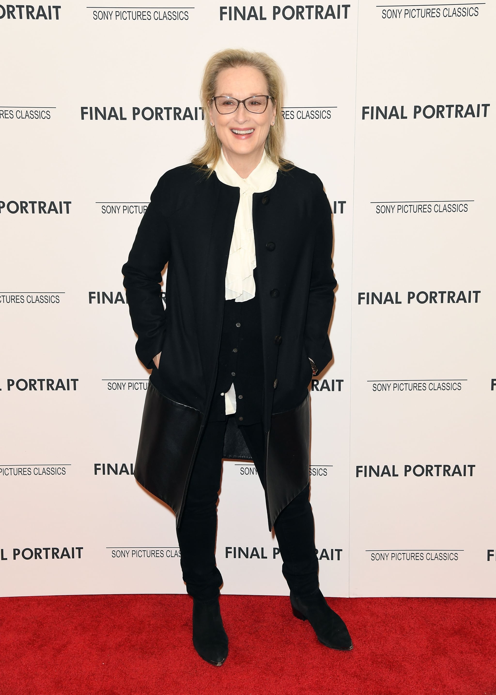 Meryl Streep And Emily Blunt At Final Portrait Premiere Popsugar Celebrity