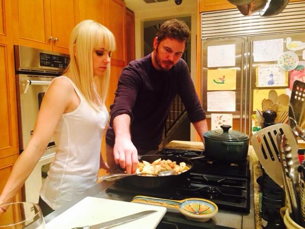 When they covered their fridge in Jack's artwork.