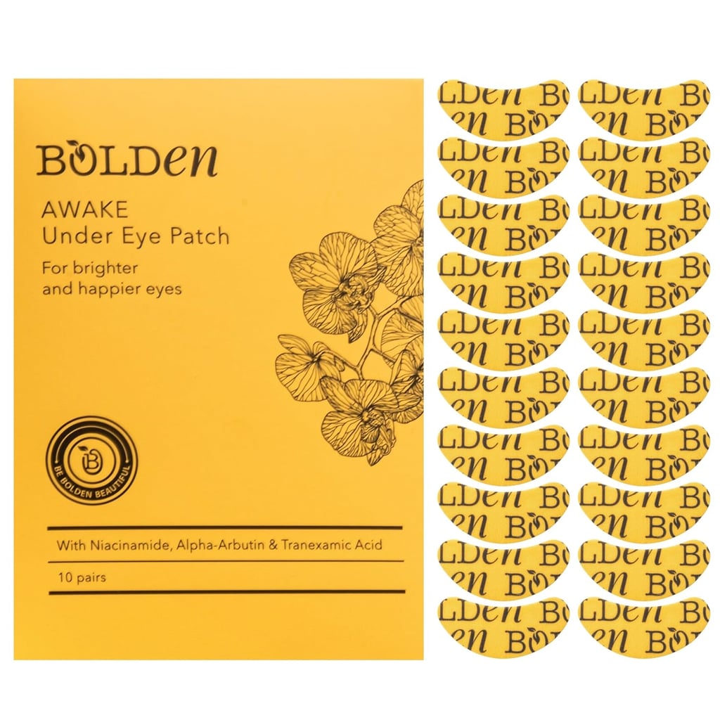 Bolden Awake Under Eye Patch ($19, originally $24)
On the hunt for eye patches that actually work? Enters Bolden. I've used these masks everyday since purchasing them during Prime Day, and trust me, they live up to all of their promises. Formulated with caffeine, hyaluronic acid, and kaolin clay, they work to not only reduce puffiness and fade discoloration, but also deliver hydration, boost elasticity, and support collagen production.