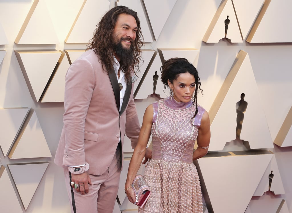 Jason Momoa and Lisa Bonet in Fendi at the 2019 Oscars