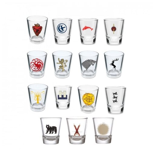 House Sigil Shot Glasses (88, originally 105) Pop Culture Gifts
