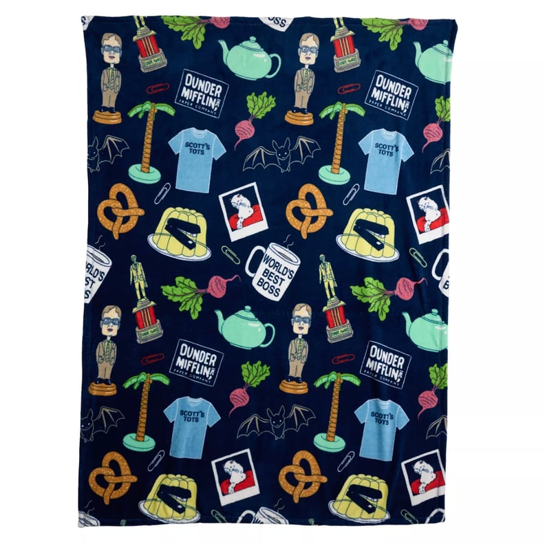 Office Dunder Mifflin Logo Fleece Blanket