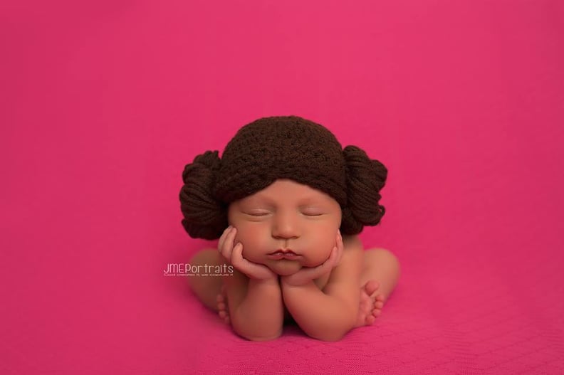 We're pretty sure one day Leia will grow into these buns