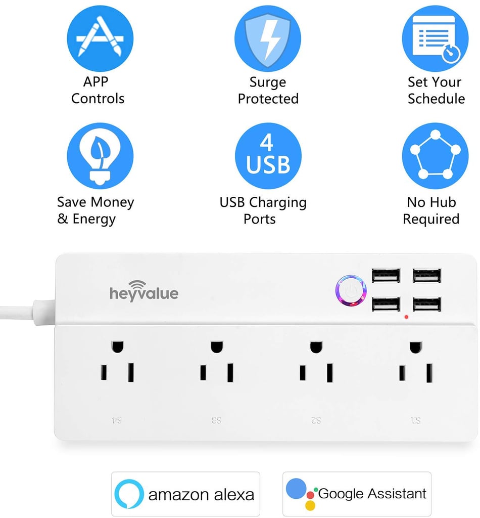 Smart Power Strip, Wifi Surge Protector